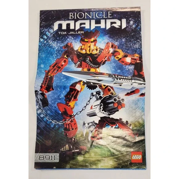 LEGO Bionicle Mahri Toa Jaller 8911 Instruction Manual Only 2007 Booklet - Picture 2 of 7